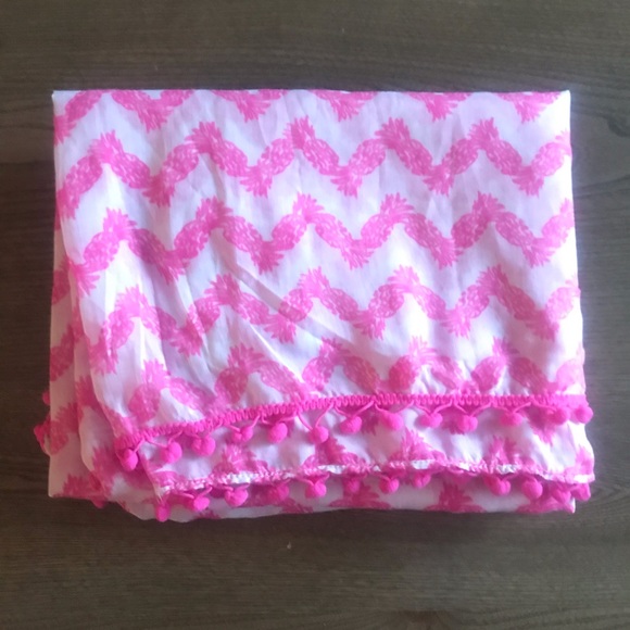 Lilly Pulitzer Belladonna Pom Pom Scarf - Picture 2 of 2